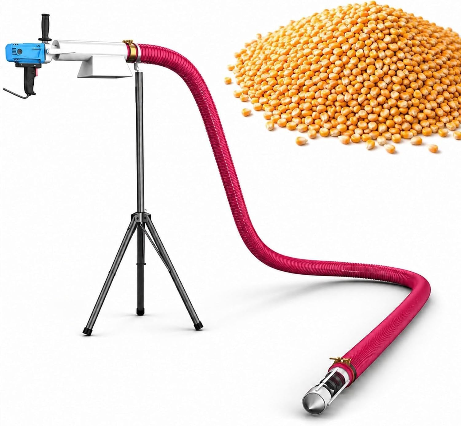 Macchina Trasferimento Granaglie, Elettrica Aspiratore, Coclea Caricatrice 5m, 1.5m, 1.5m