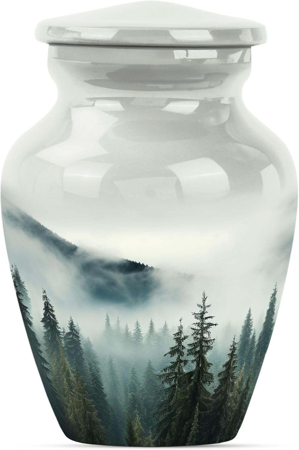 KARYLIZ Mountain Urn for Human Ashes Adult Man - Cremation Urns for Women - Keepsake Human Urn for Dad Ashes - Mini Funeral Urns for Adult Female - Decorative Keepsake for Dad 3 Inch