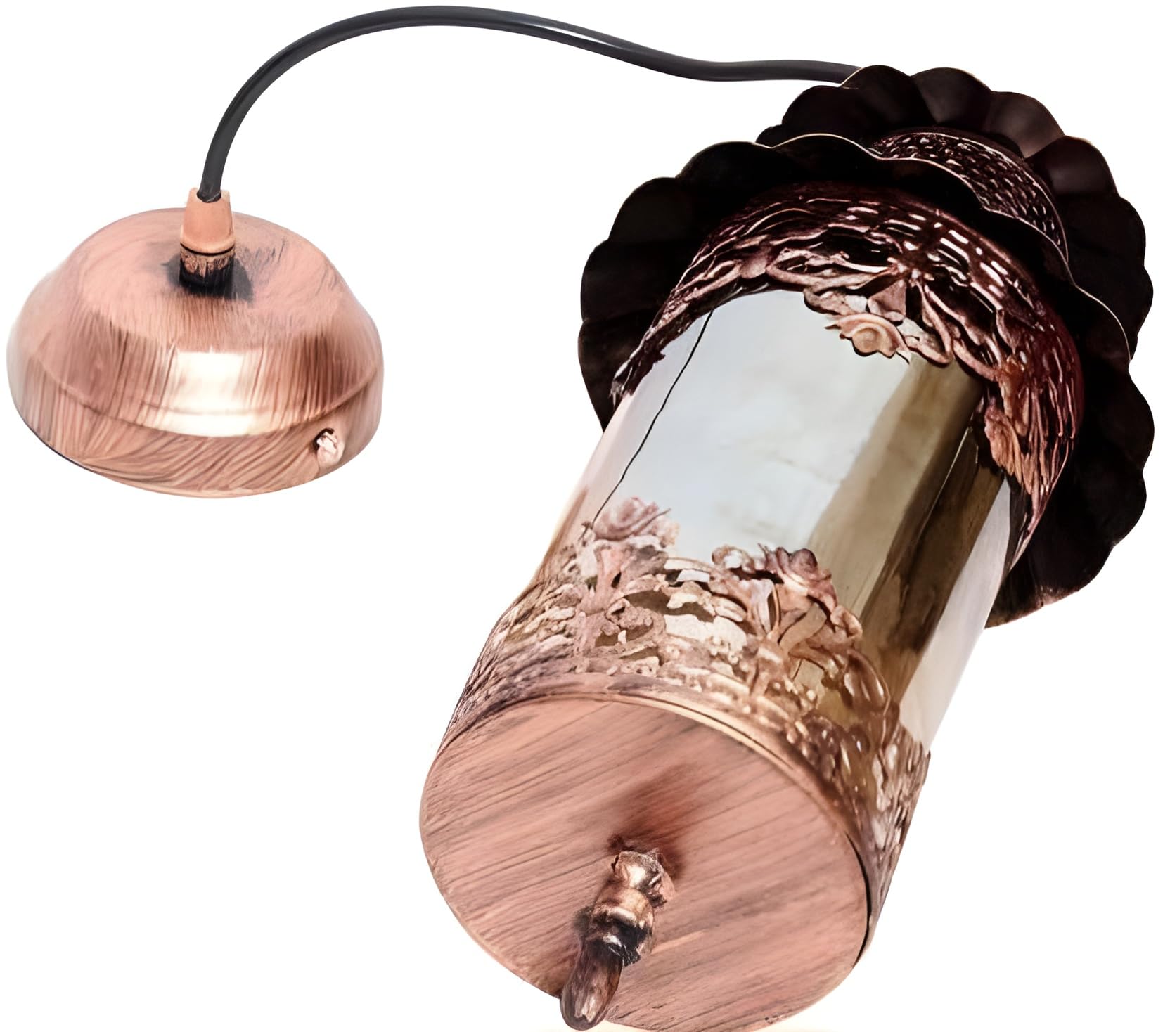 Buy RBSK (with Bulb Old Money Classic Hanging Copper Colour