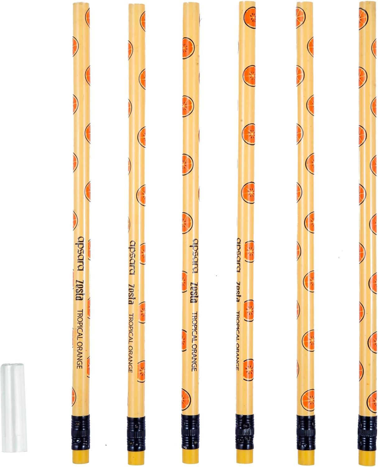 Apsara Zesta Scented 6 Pencils Pack(Topical Orange, Candy, PepperMint) (15 Boxes)