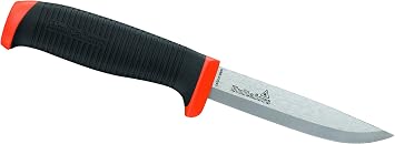 Hultafors Craft knife HVK GH I multi-purpose knife with non-slip Santoprene® handle and premium carbon steel blade I Including sleeve and holder for work trousers I 380210