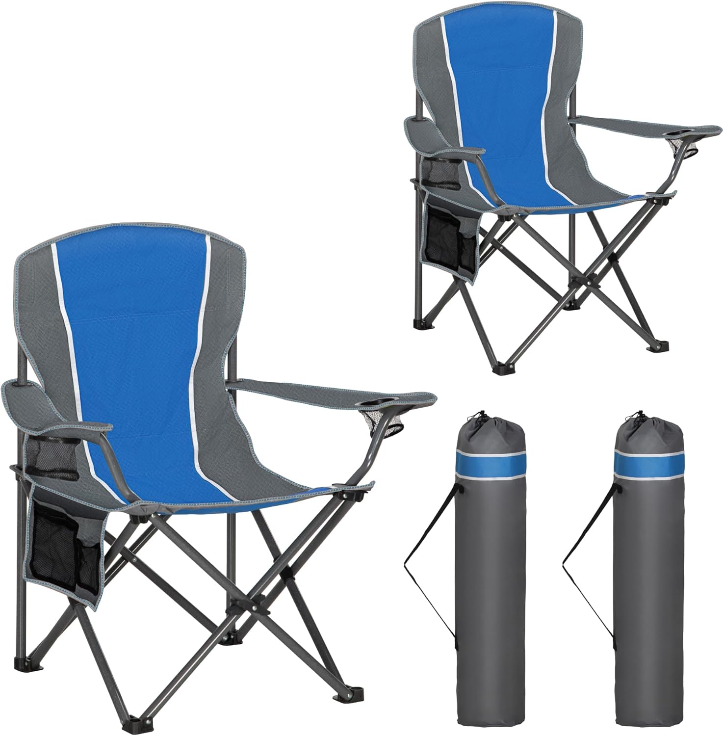Northroad Foldable Camping Chair Heavy-Duty Outdoor Folding - View #3