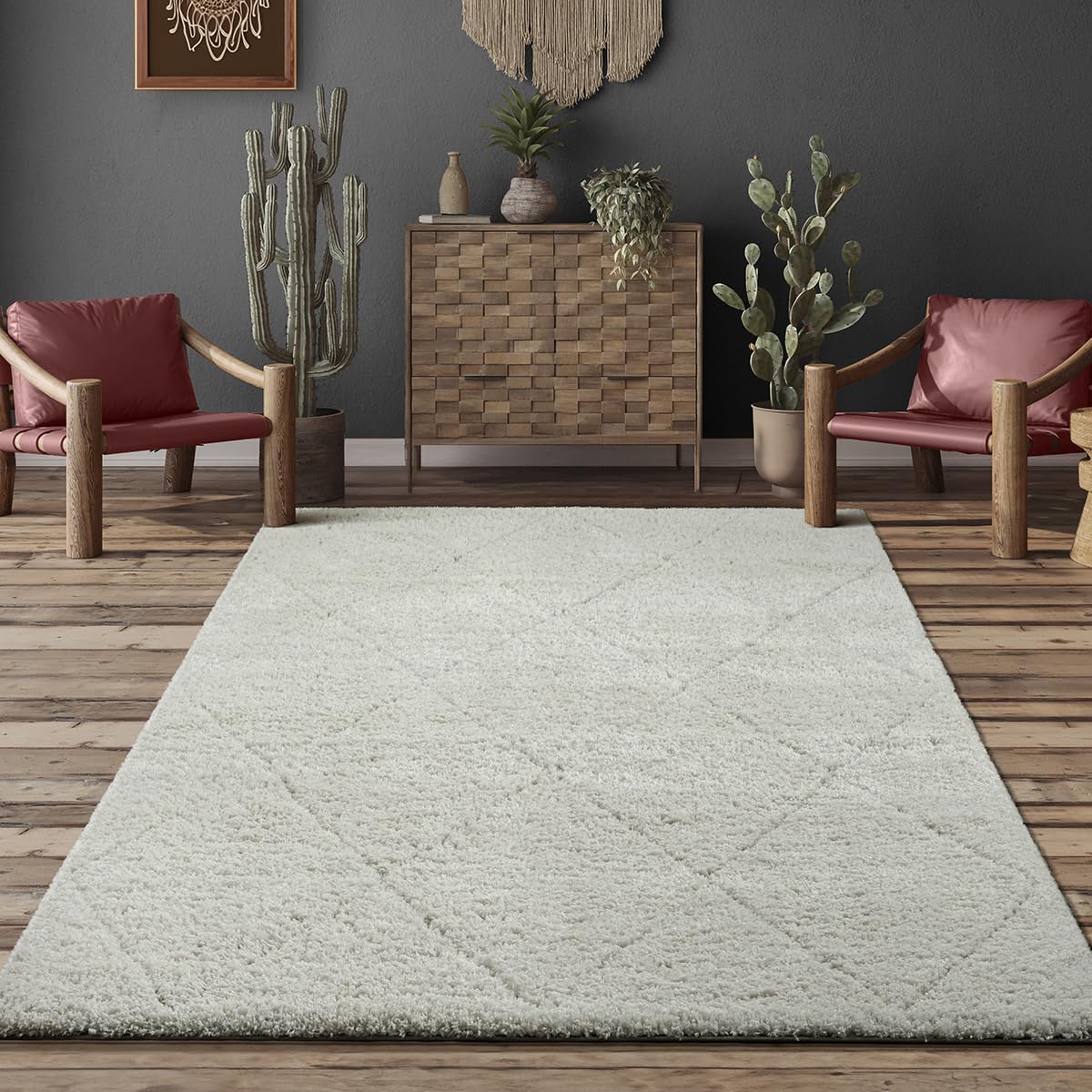 the carpet Bahar Shaggy Elegant Designer Living Room Rug, Soft & Easy ...