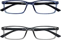 Vista 15 de OPULIZE SEE Reading Glasses with Blue Light Blocking for Women and Men, Narrow Frame, Spring Hinges, Computer Gaming Glasses