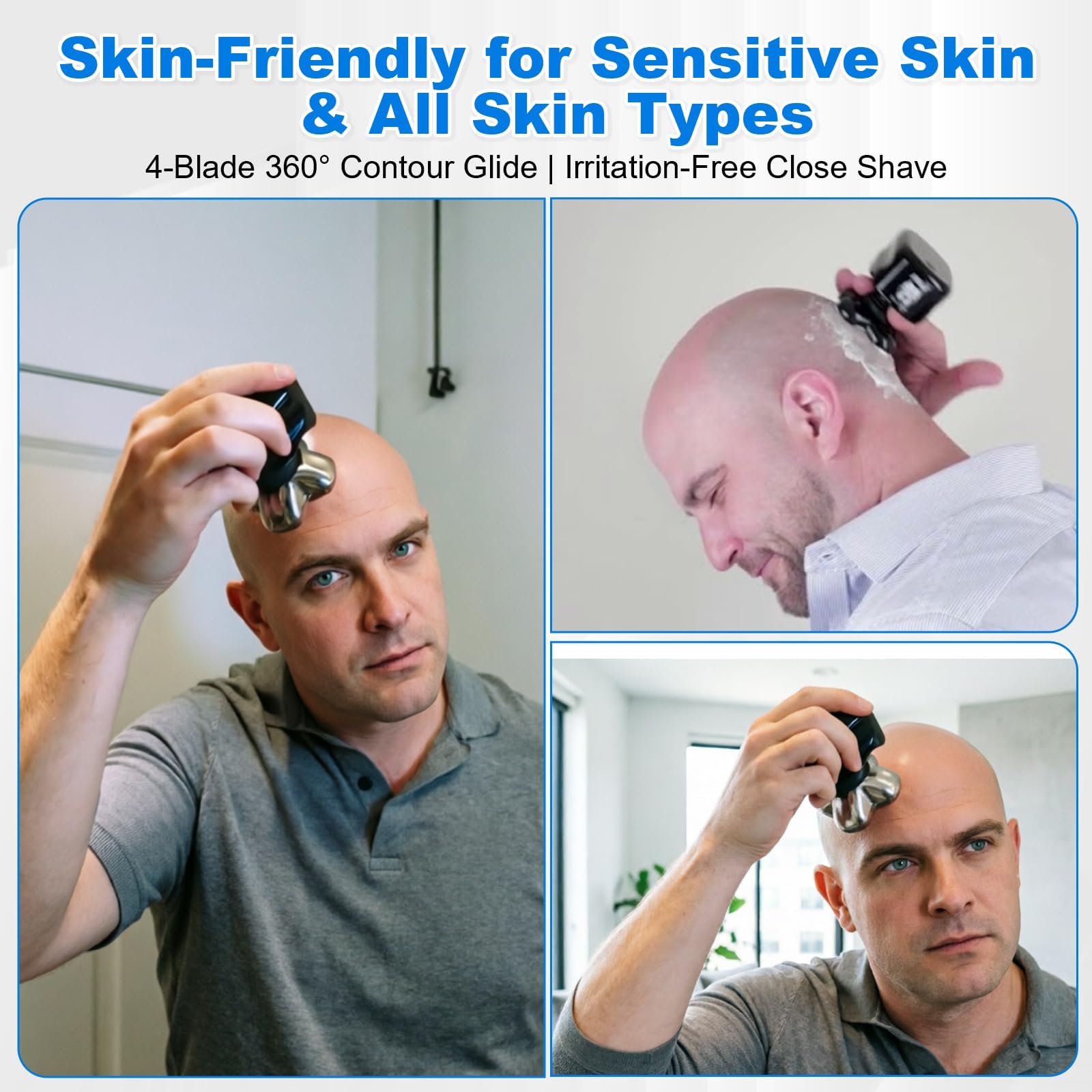 Freebird Replacement Heads for Flex Series Head Shavers