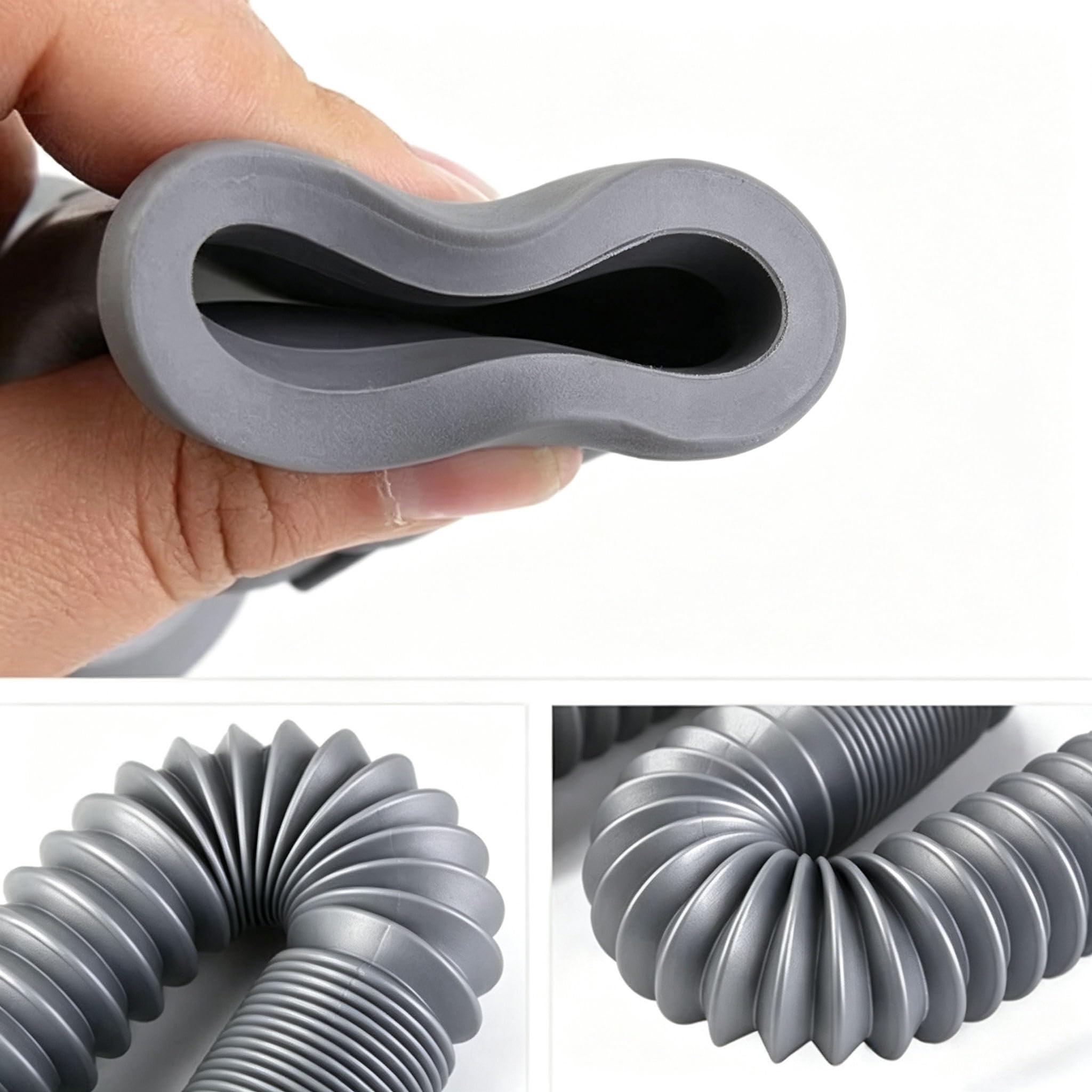 Tubo di scarico con rondella ispessita per Miele W1 WSR883WPS