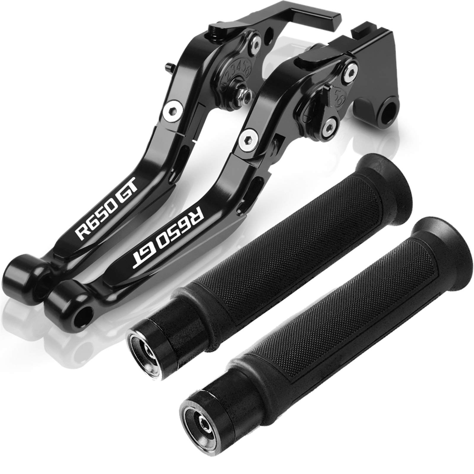 Per Hyosung GT650R GT 650R 2006 2007 2008 2009 CNC Leva Della Frizione Del Freno Del Motociclo Allungabile Impugnatura Regolabile Leva Della Frizione Del Freno (Colore : 15)