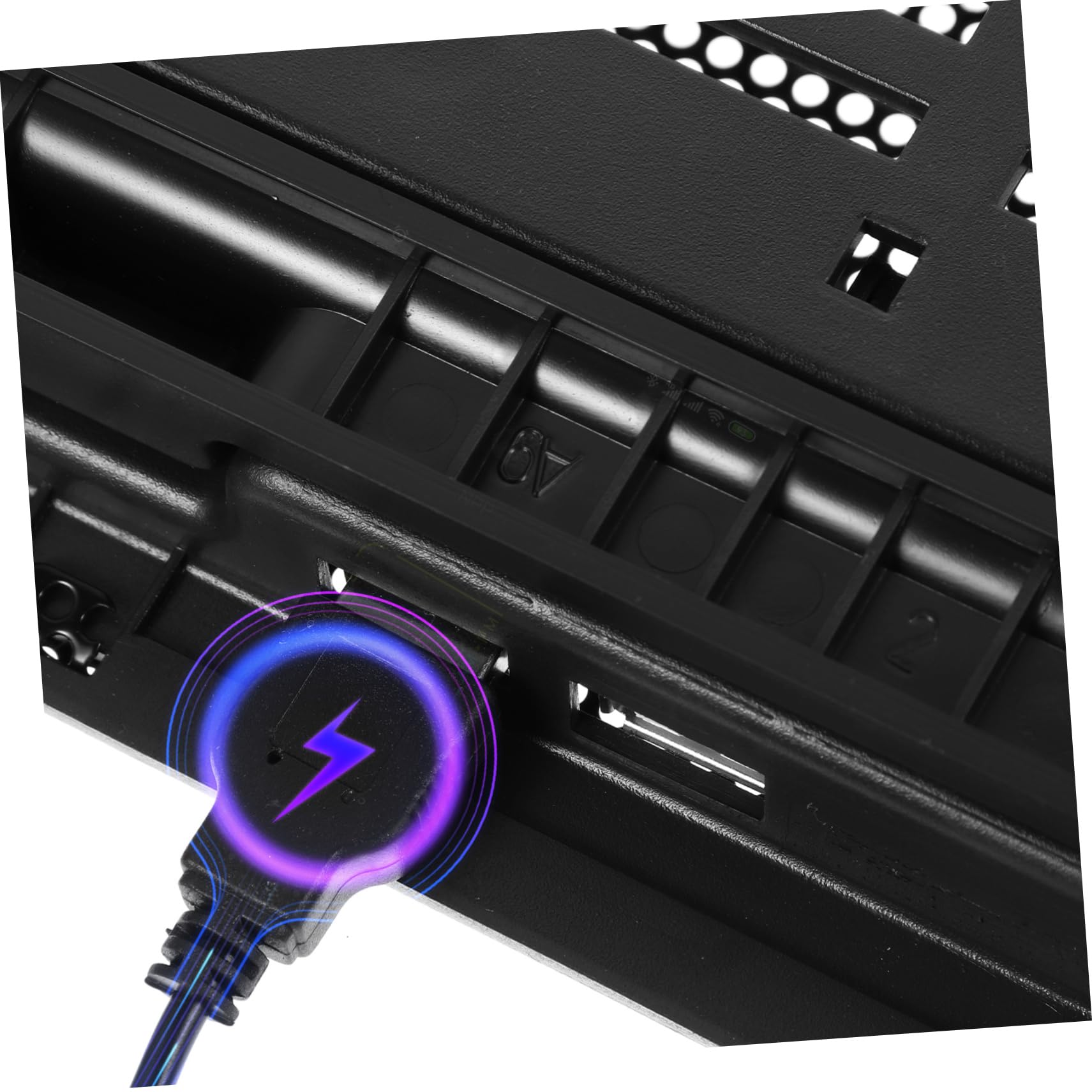 SHINEOFI 1pezzi Supporto Raffreddamento Per Laptop Radiatore Multifunzionale Per Computer Accessorio Portatile Per Notebook Doppie Porte Usb e Staffe Regolabili in Angolazione