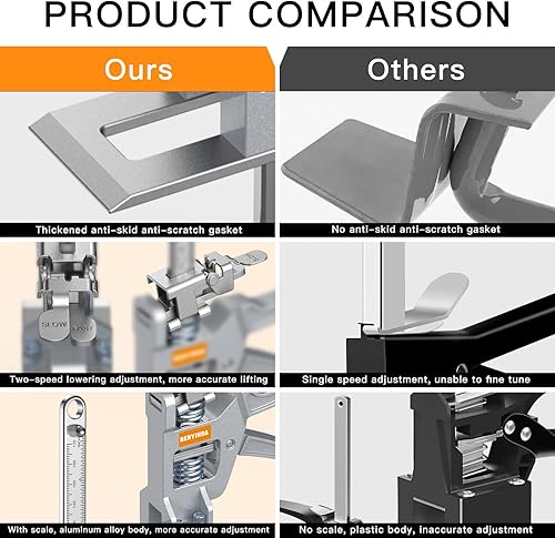 Miniatura 3 de Brazo de ahorro de mano de obra elevador de paneles de yeso elevador de muebles brazo de palanca elevador de funciones gato elevador manual