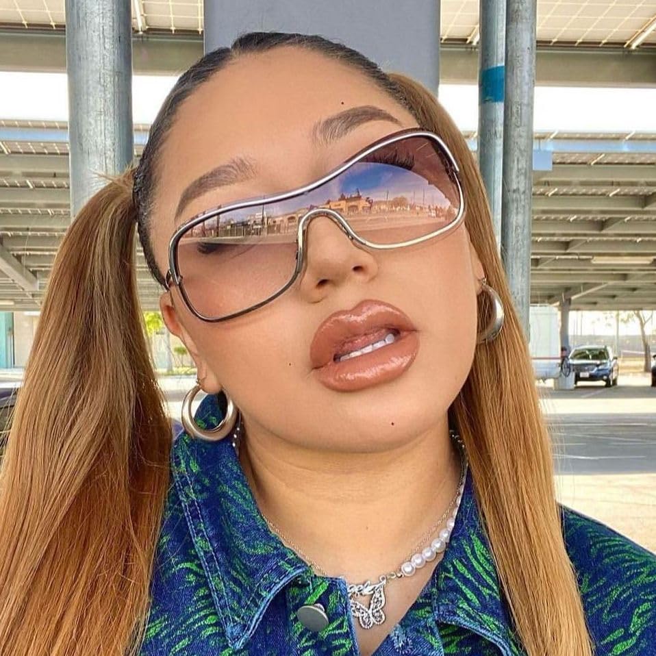 bullabulling Trendy Rhinestone Square Sunglasses - Square Shaped Diamond bling Sunglasses UV400 Party Driving for Women Men4