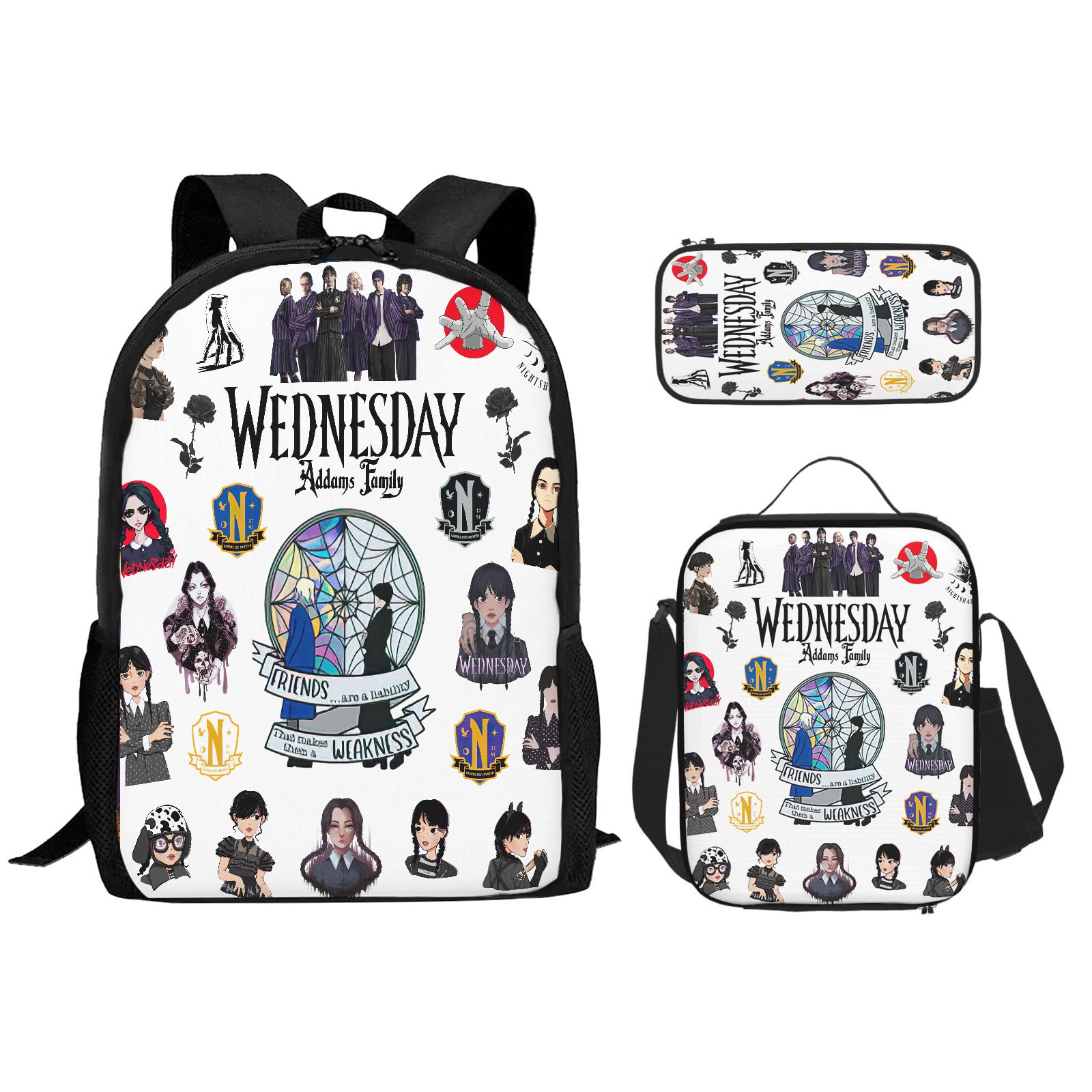 APLOMBOY WED Backpack 17 Inch Kids Backpack With Lunch Bag, Pencil Case Combo Set Boys And Girls Bookback For School-3