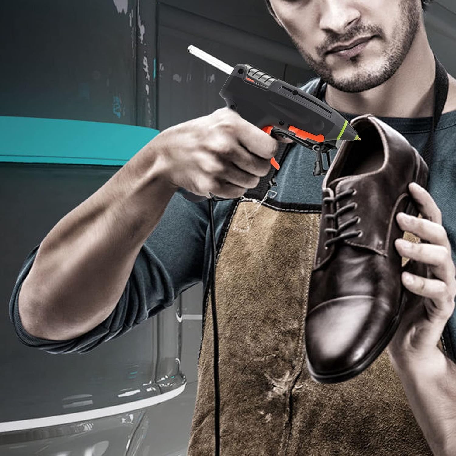 USB Rechargeable Fast Preheating Mini Glue Gun Kit, Cordless Hot Glue Gun Set for Crafts School DIY Arts Home Quick Repairs 3.7v