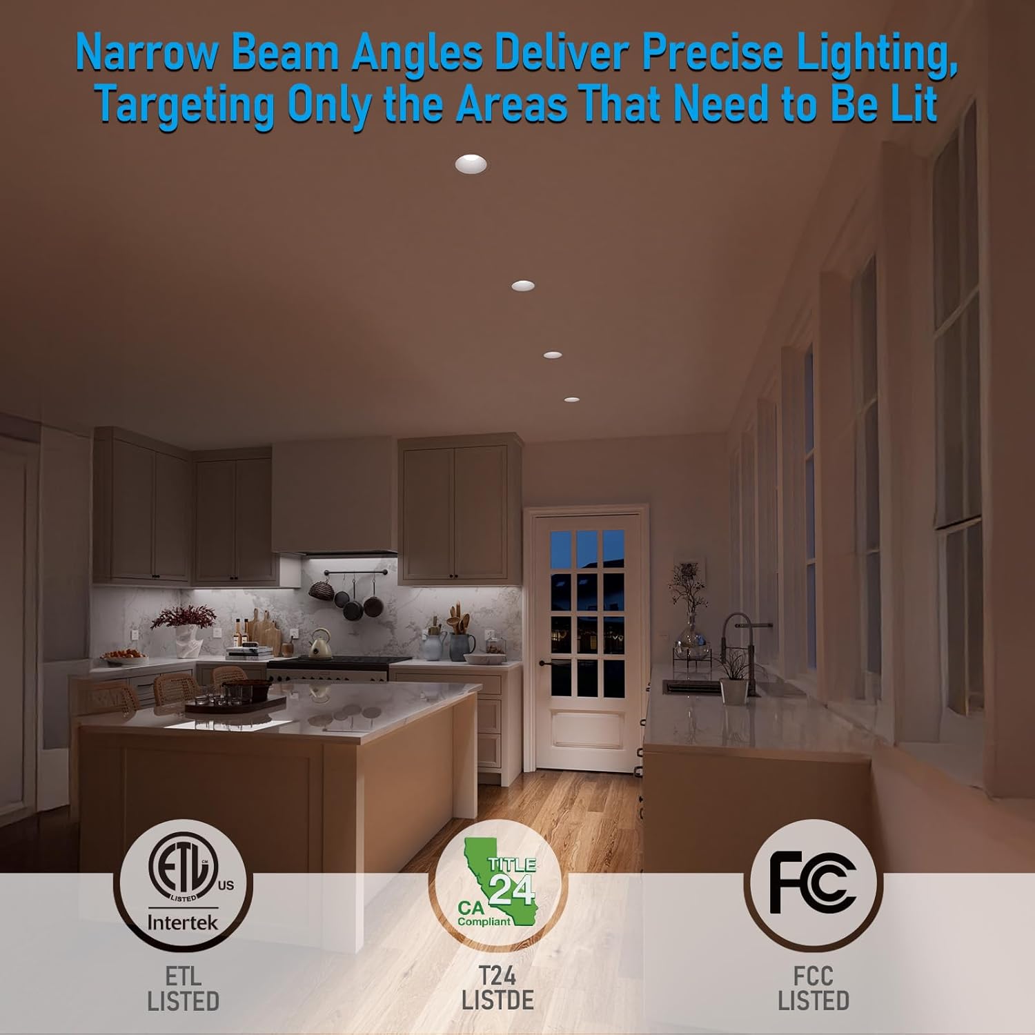 TORCHSTAR 3 Inch 5CCT Anti Glare LED Recessed Lights with J-Box, Deep Recessed Zero Glare Canless Downlight, Ultra-Slim Trim Gimbal Ceiling Light, 2700-5000K, Ultra Narrow Frame, ETL FCC, Pack of 8