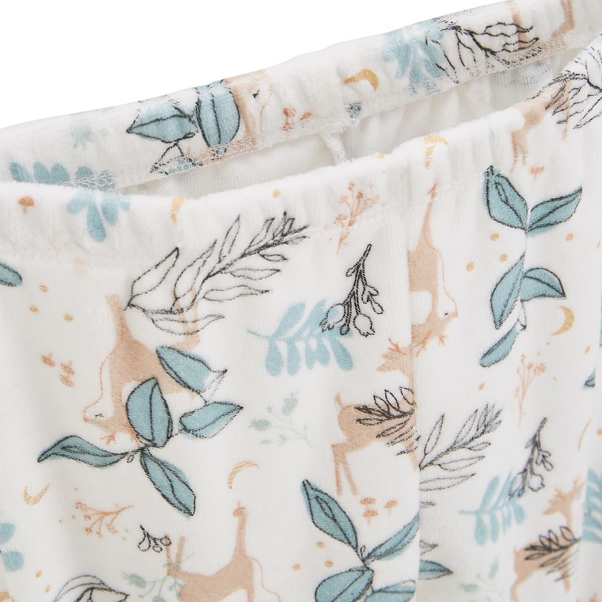 Petit Béguin - Pyjama bébé 2 pièces en Velours avec Pieds Alma