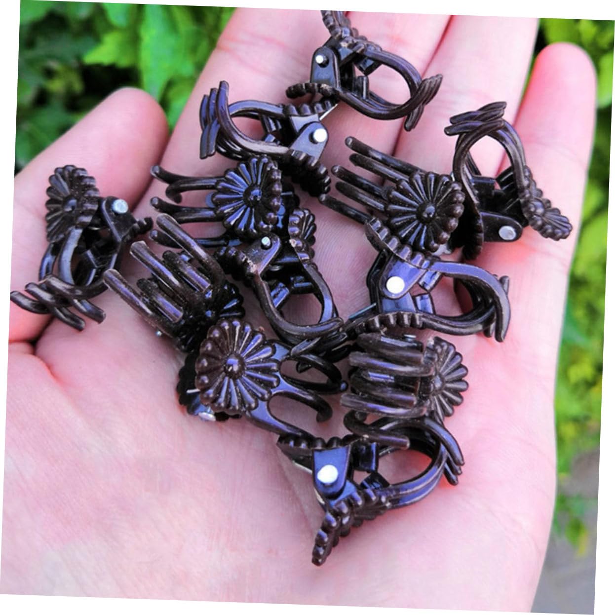 BESTonZON 2 Sätze Garten Clips Set Pflanzenfixierung Für Kletterpflanzen Wiederverwendbare Klammern Material Zur Unterstützung Pflanzenwachstums Für Orchideen Und Andere 20 Stück * 2