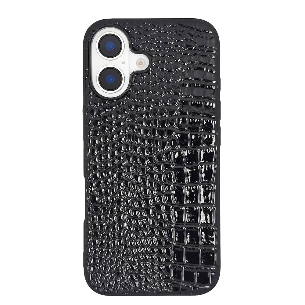 Classic Case For iPhone 16 Pro Max In Porosus Crocodile