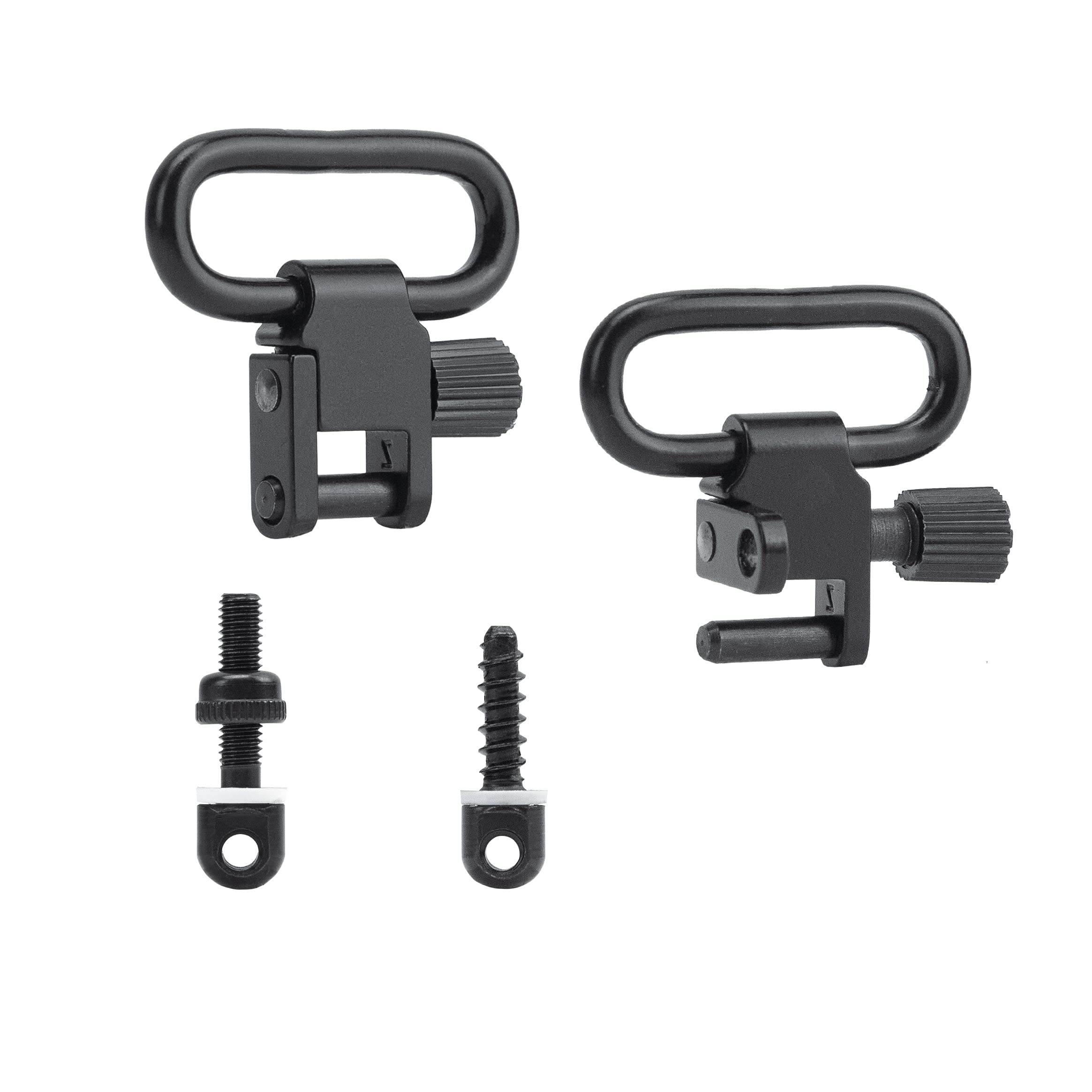 flipfitSling Swivels, Tri-Lock,Size: 1 Inch, Sling Attachments with 2 Pieces Sling Swivel Studs，Pack of 2