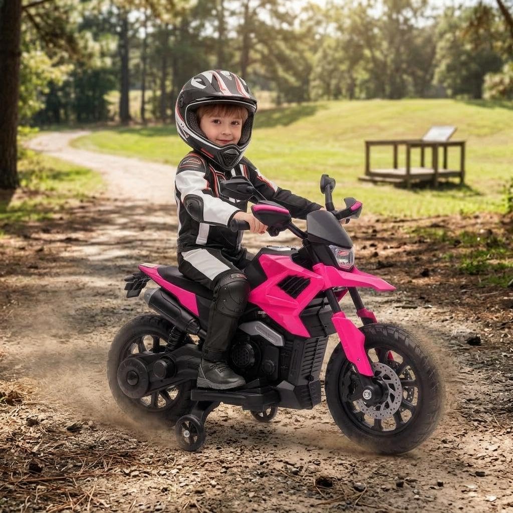 GarveeTech Kids Electric Motorbike, 6V Ride on Motorcycle with MP3 Music Player