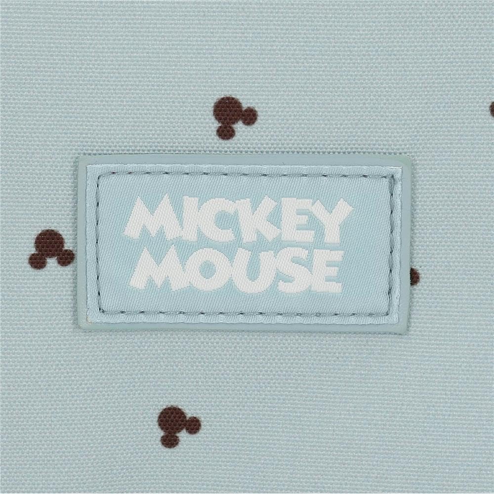 Disney Joumma Bags Mickey & Minnie Kisses zaino per bambini, zaino per la scuola, in poliestere, blu e rosa, Spallacci larghi, ergonomici e imbottiti, con pompon decorativo