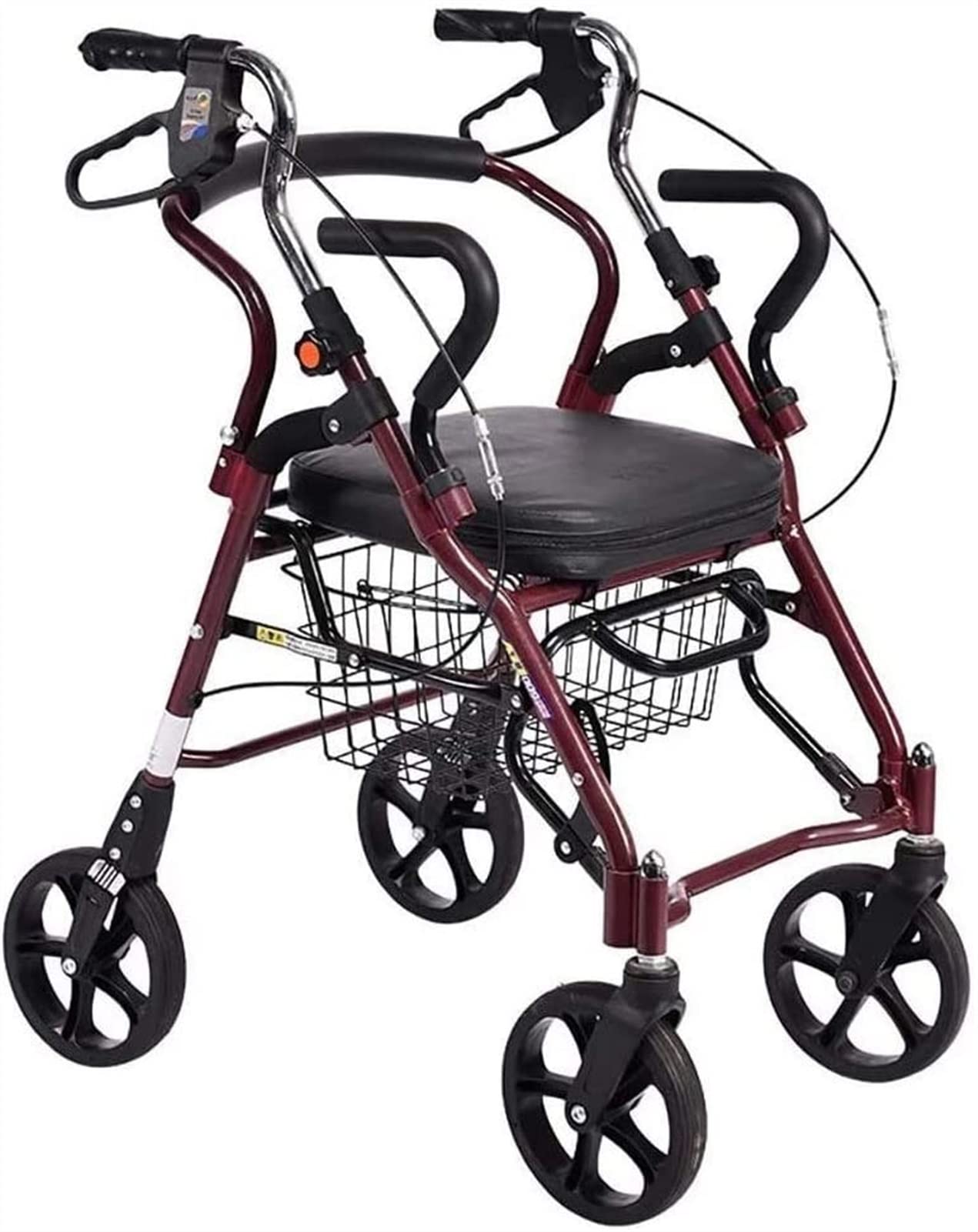 Buy GUDLAK Walking Roller Walker Indoor Adult Rollator Adjustable