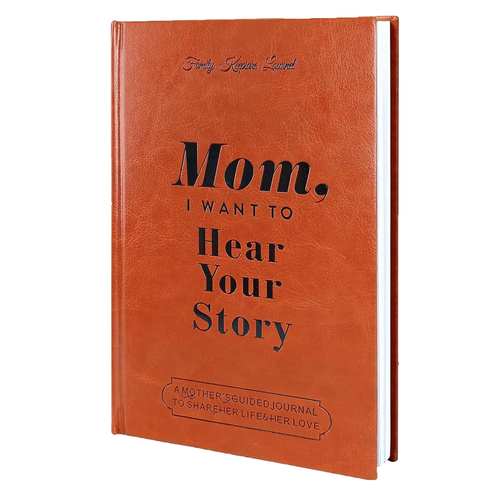 CREJOHY Dad Birthday Gifts I Want to Hear Your Story,Tell Me Your Life Story Dad,Birthday Gifts for Dad Birthday Presents from Son/Daughter (brown)