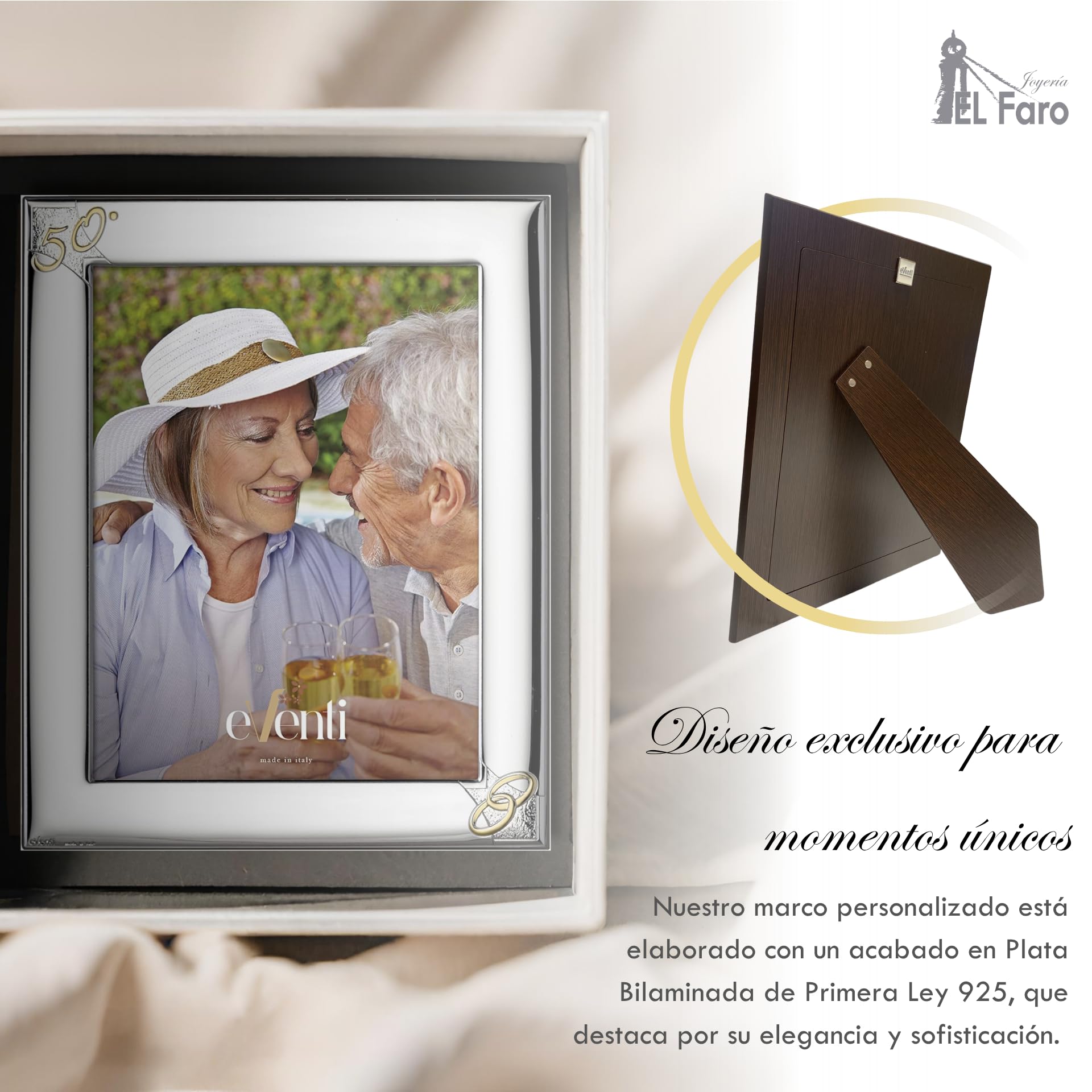 El Faro JOYERIA Marco fotos personalizado 18x24 bilaminada