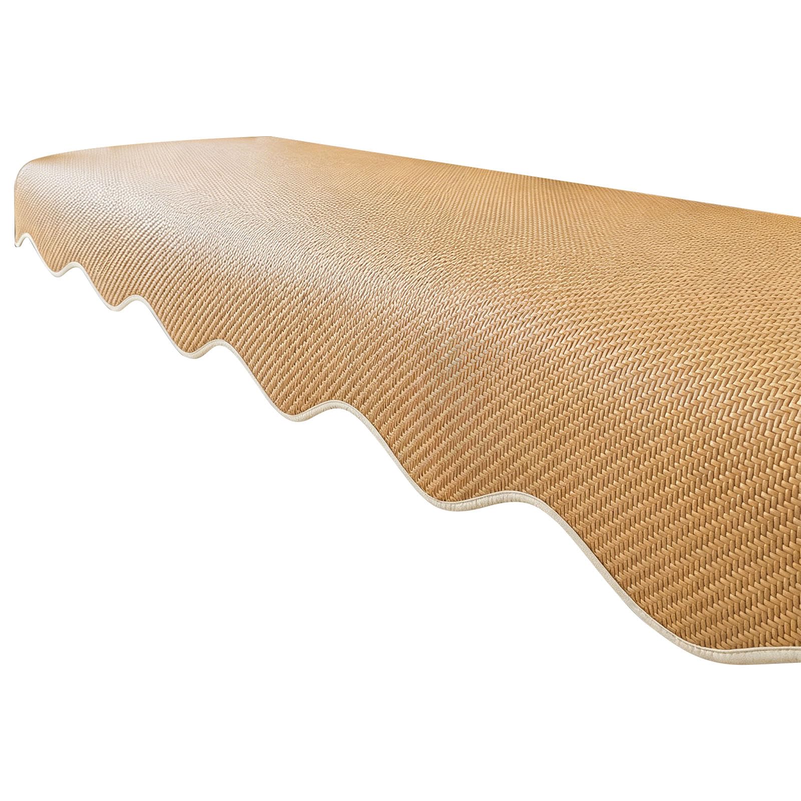 Alfombrilla de ratán para sofá en forma de L: frescura natural para tus tardes de descanso