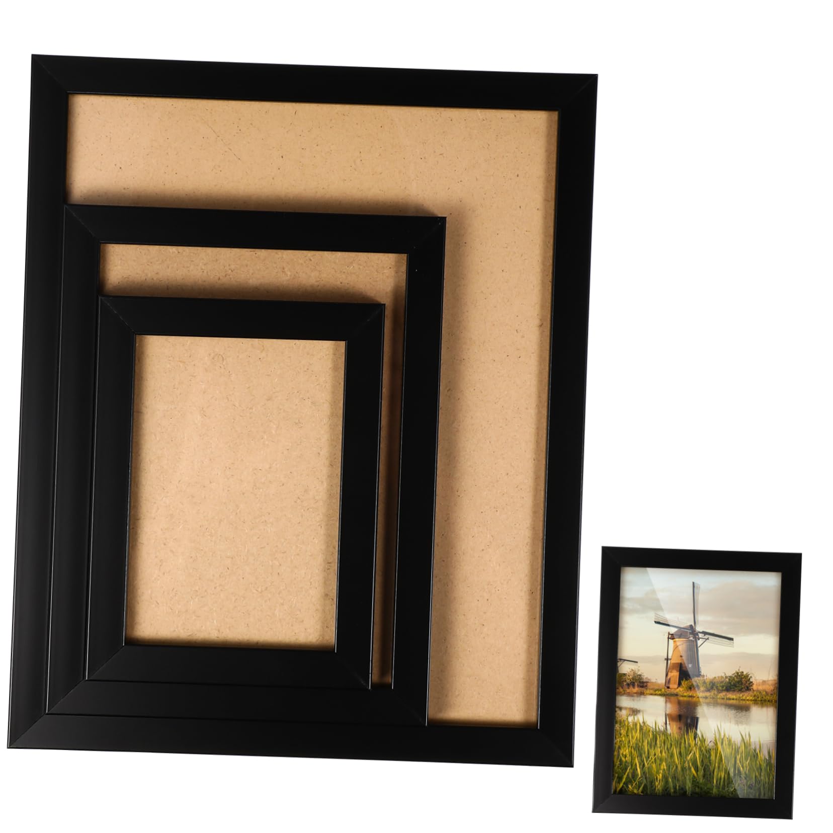 Cadre photo murale lot de 23 pièces pour compositions créatives et décoration de salon