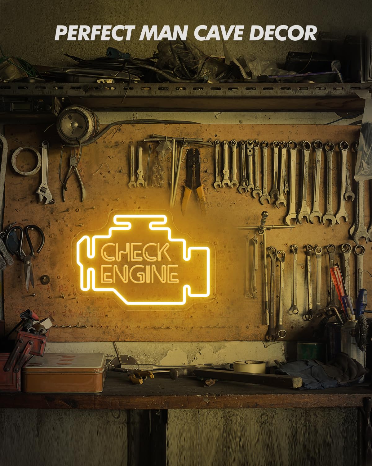 Señal de neón CHECK ENGINE