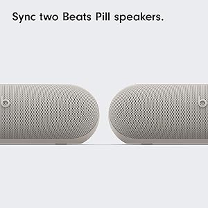 Beats Pill x Kim Kardashian - Wireless Bluetooth Speaker and Portable Charger via USB-C - Up to 24 Hours Battery Life, IP67 Water Resistant, Apple & Android Compatible, Built-in Mic Light Gray