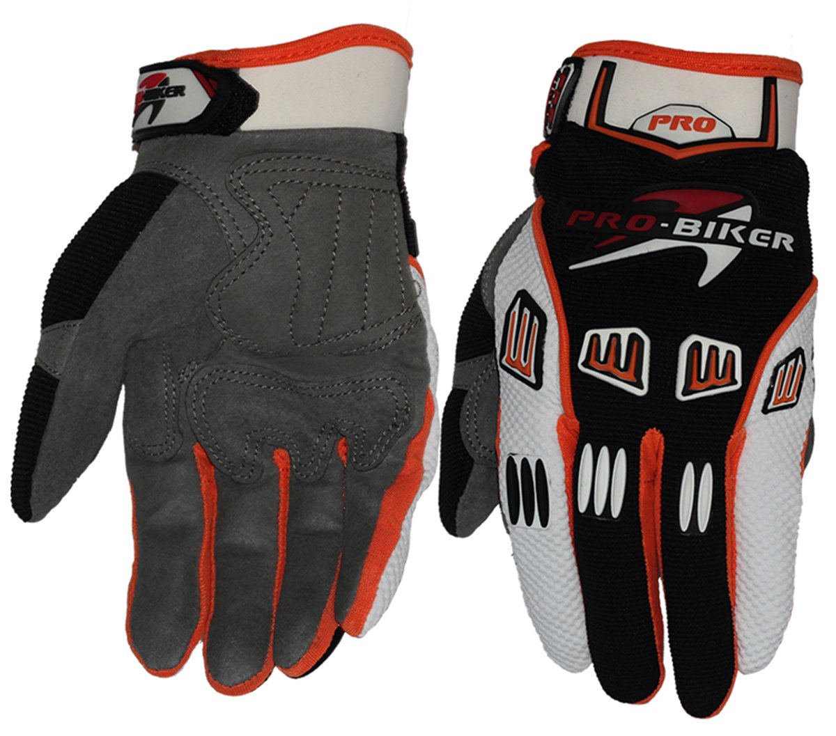 Men's Breathable Lining Full Finger Knuckle Protect Motorcycle Cycling Racing Sports Gloves