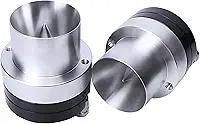 Super Tweeters, SP-001, bala de alta compressão de 2,5 cm, RMS 300W, máx. 600W, 2,2 kHz-20 kHz, alumínio, prata, bala moderna, par, 1 ano de garantia, tweeters de carro