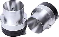 Super Tweeters, SP-001, bala de alta compressão de 2,5 cm, RMS 300W, máx. 600W, 2,2 kHz-20 kHz, alumínio, prata, bala moderna, par, 1 ano de garantia, tweeters de carro