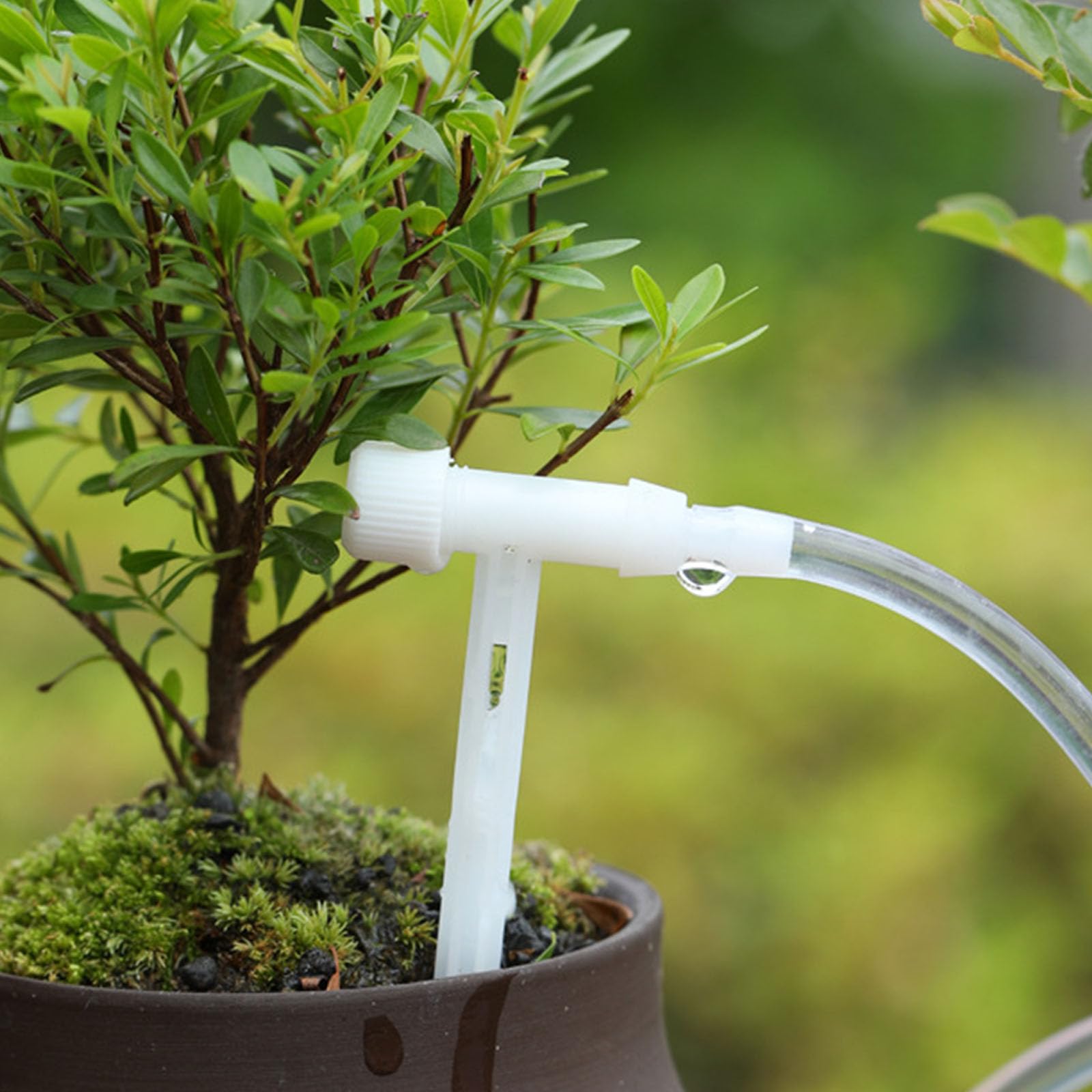 Sistemi irrigazione a Goccia in ABS per Giardinaggio Domestico Piante da Balcone per Interni Risparmia Acqua Facile da installare e Portata Regolabile Set irrigazione per Piante Regolabile