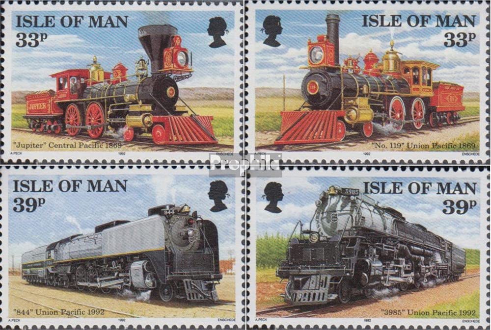 Briefmarken-Set Großbritannien 1994 'Eisenbahntunnel' - 4 Paare Postfrisch ** (komplette Ausgabe, MNH)