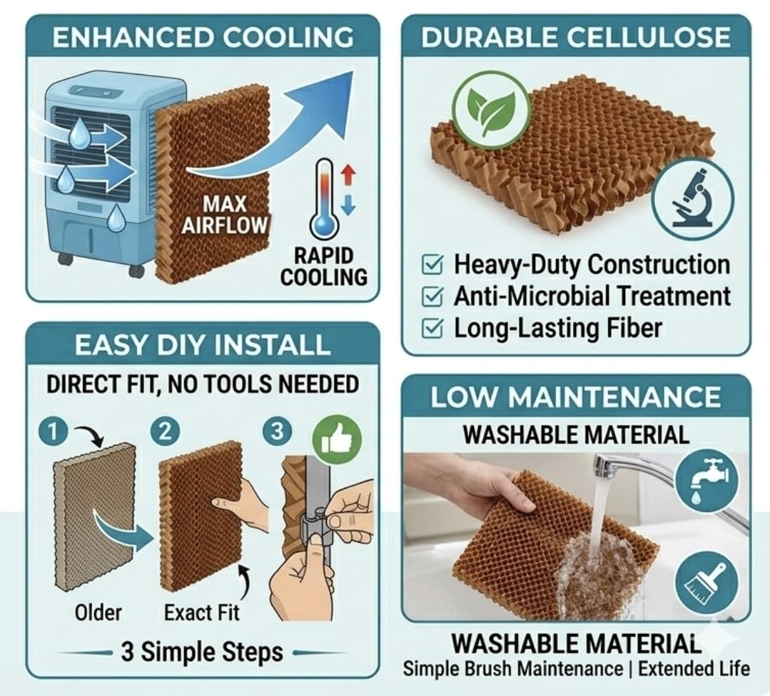 Electrical Zone Honeycomb Pad for Crompton Ozone 88/75/55 Litre