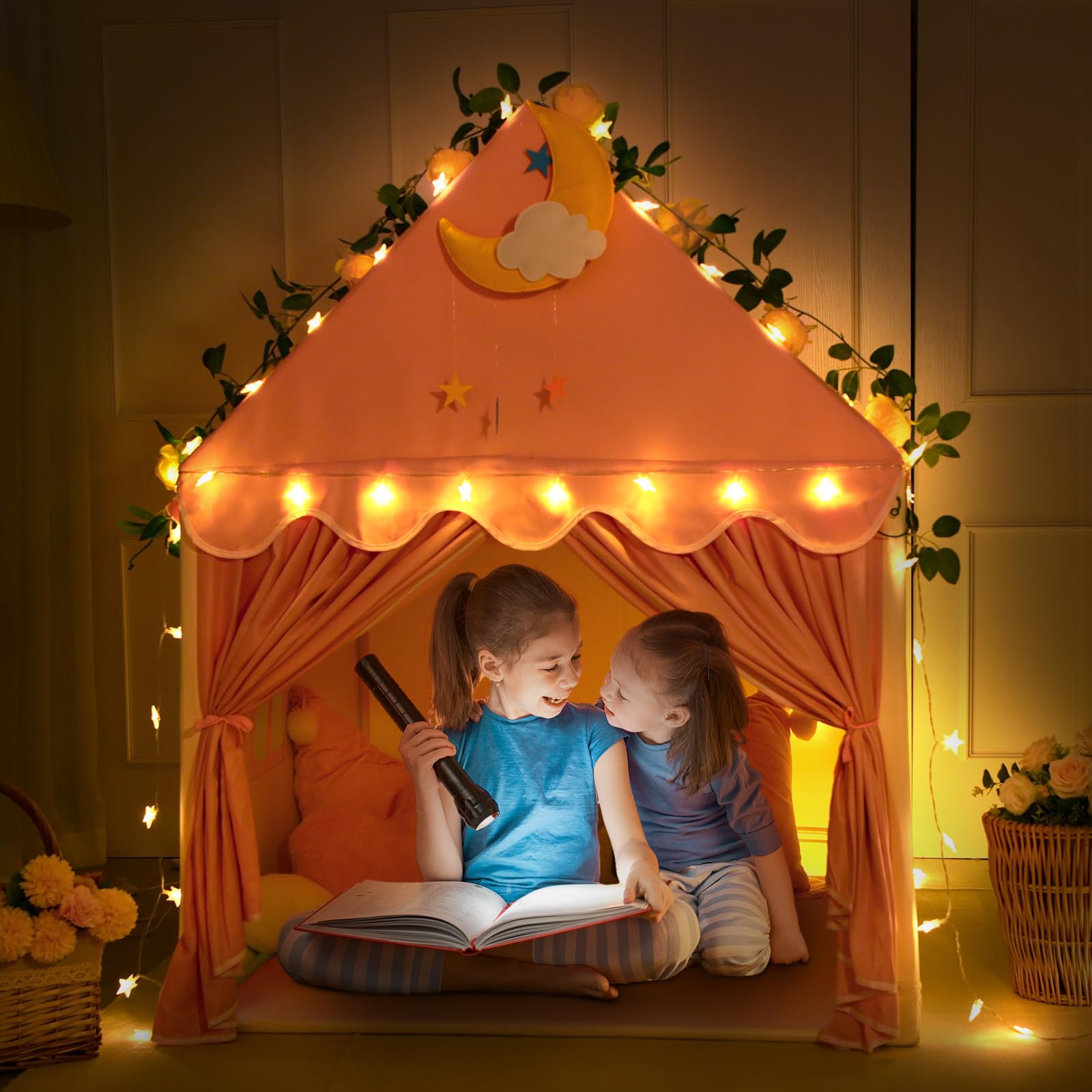 Wilwolfer Tente bébé extérieur : Maison Enfant intérieure - Cabane Enfant pour extérieur et intérieur - Le Cadeau d’Anniversaire Parfait