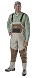 Caddis Men's Attractive 2-Tone Tauped Deluxe Breathable Stocking Foot Wader(DOES NOT INCLUDE BOOTS)