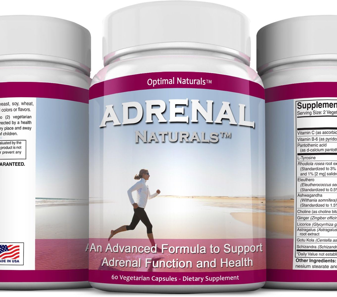Adrenal Fatigue Support Supplement • Adrenal Complex Packed w/Essential Nutrients & Herbs to Support Healthy Adrenal Cortex Function and Response to Stress, Immune System Strength, and Energy Levels.