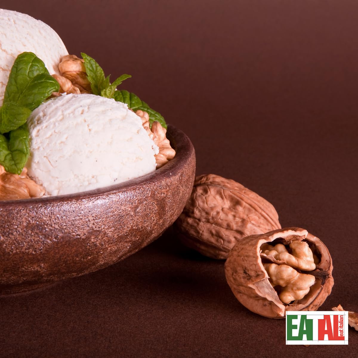 EATAL Eispaste 100% WALLNUSS - Eisaroma - Aromapaste | mit nur 4 Zutaten leckeres Eis zubereiten | 300 g