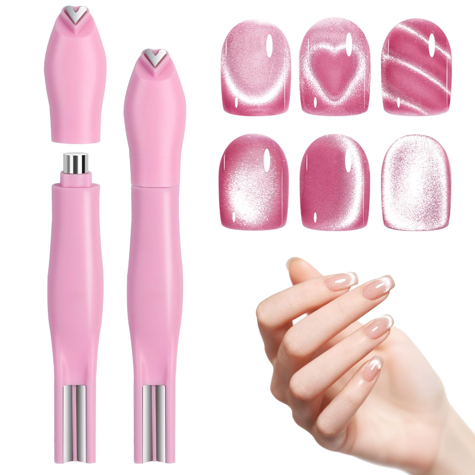 Amazon.co.jp: RONRYXA ネイル用マグネット 1本で3WAY ネイルアート