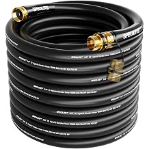 SPECILITE Garden Water Hose 50 ft x 5/8 in, 2-in-1 for Reel, RV, Yard