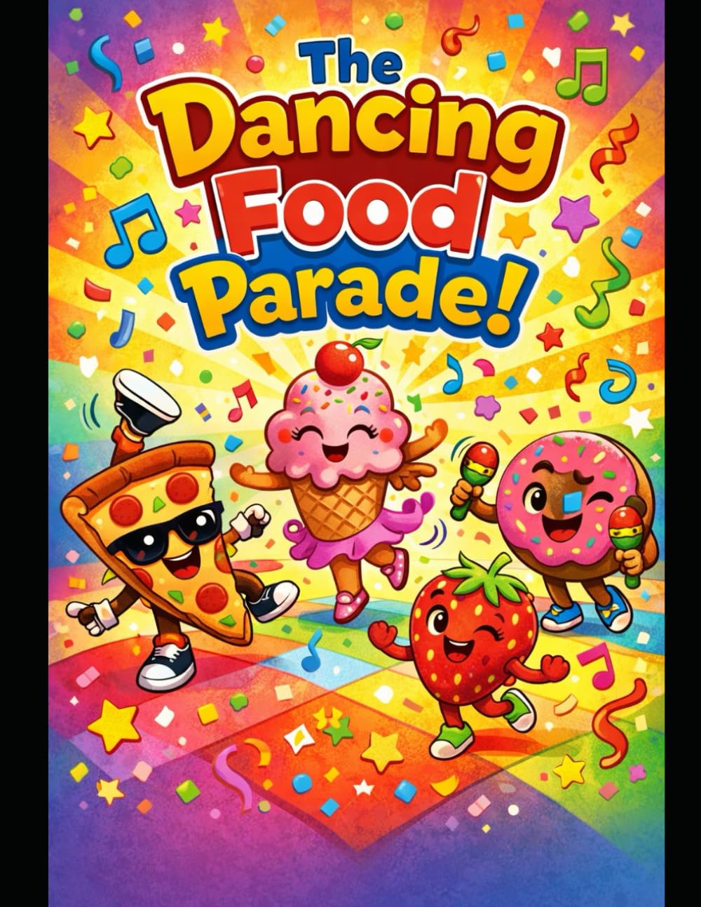 The Dancing Food Parade Coloring Book