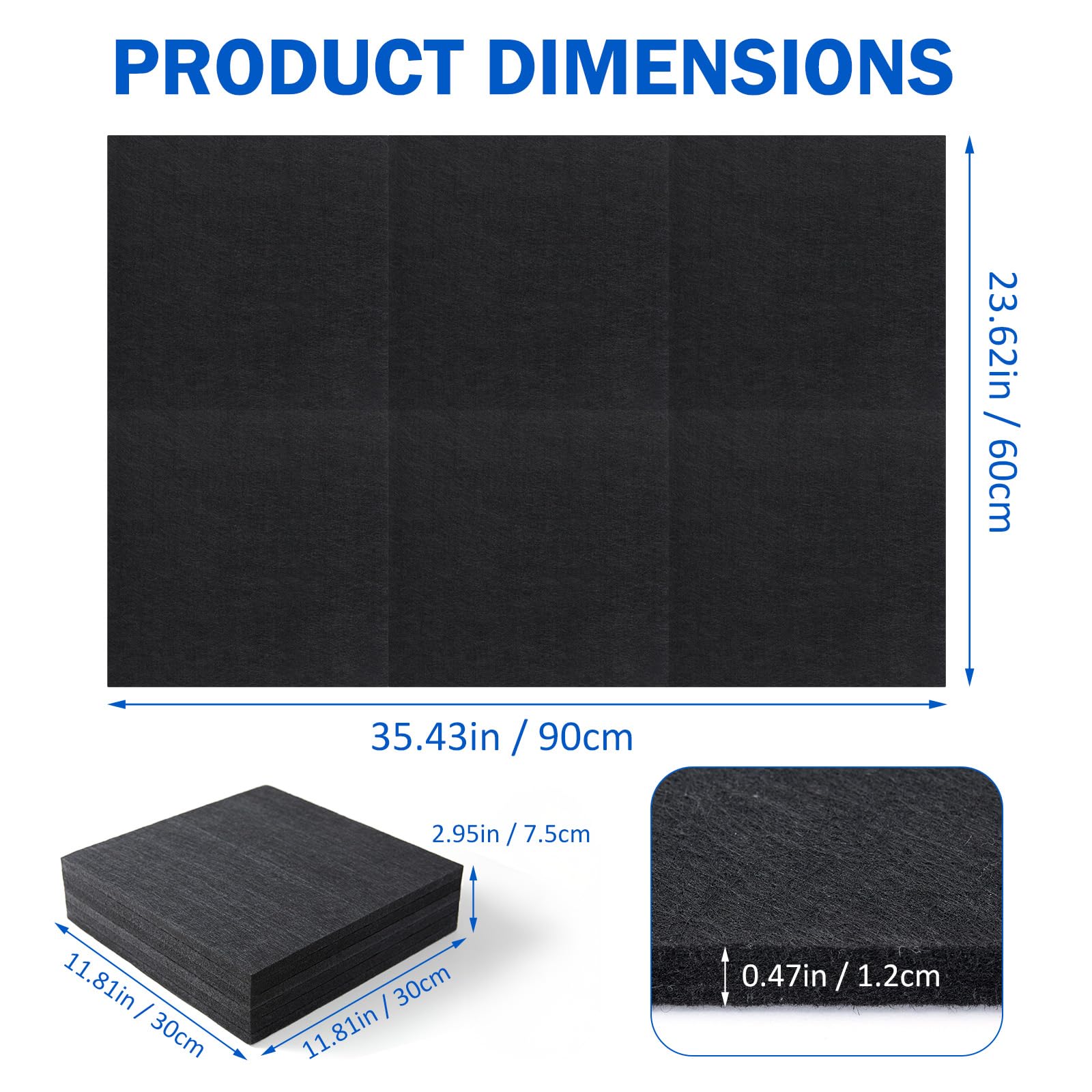 Filz Dart Wandschutz, Wandschutz Dartscheibe, Selbstklebender Dart Surround 60x90x1.2cm, Dartscheibe Schutzring, Schallschutz Dartscheibes, Bohrfrei für Heim und Bar