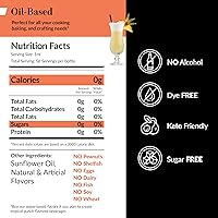 Vista 2 de Dolce Flav Extracto de Ponche Tropical 1 Galón Soluble en Aceite Kosher, Sin Azúcar, Saborizante Concentrado de Ponche Tropical Afrutado