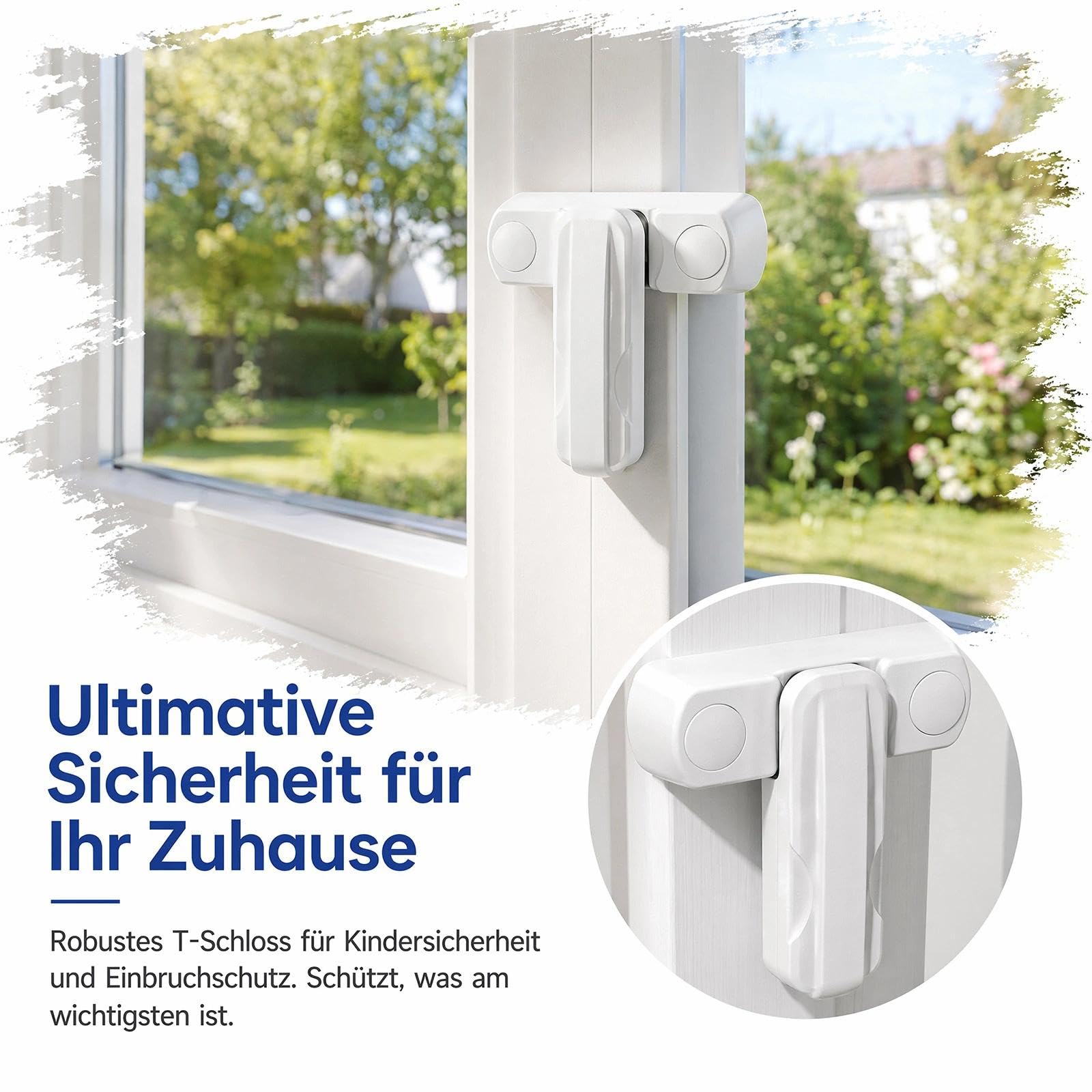 8 unidades de cierres de ventana antirrobo, cerradura de ventana de aleación de aluminio, cerrojo para ventanas de madera y UPVC, protección antirrobo, seguridad para ventanas, 45 mm x 18 mm, color