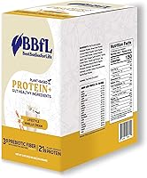 Vista 8 de BBfL Batido de proteínas a base de plantas – 0.76 oz de proteína vegana, cúrcuma + curcumina 95 + canela de Ceilán, prebióticos, enzimas digestivas