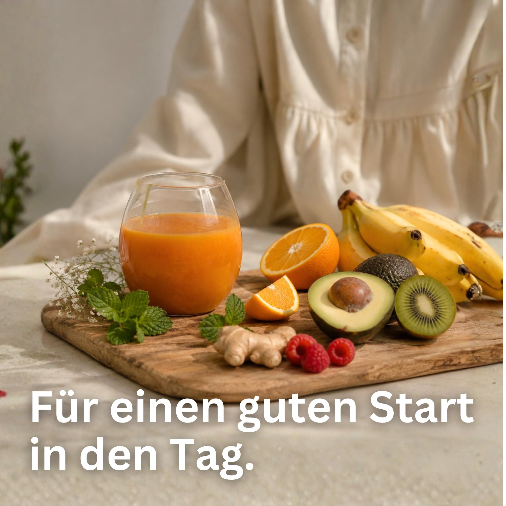 Vital Mikronährstoffkonzentrat für 50 Tage - Multivitamin Formel mit Vitaminen, Mineralstoffen und sekundären Pflanzenstoffen - Getränkekonzentrat mit über 65 Zutaten