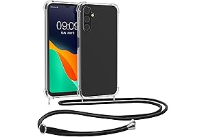 kwmobile Crossbody Case Compatible with Samsung Galaxy A15 5G Case - Clear...