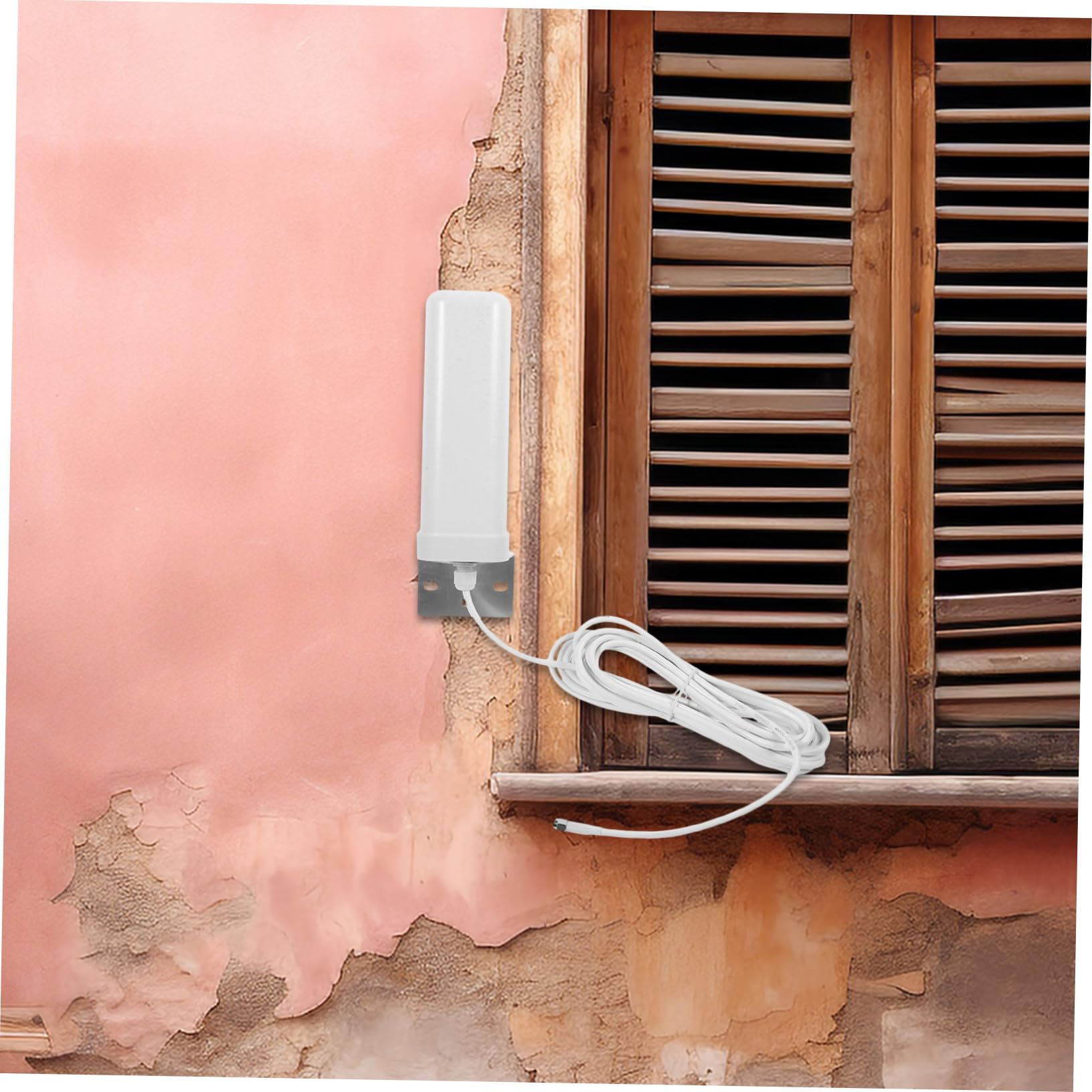 NUOBESTY Antena Exterior Omnidireccional de Frecuencia Completa para Router y Módem Mejora Señal Estable Instalación Sencilla para Uso Interior y Exterior